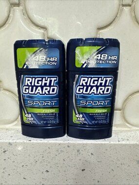 2-Right Guard Sport Antiperspirant Deodorant Fresh Scent 1.8 discontinued